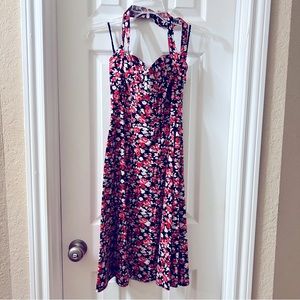 Ruby Rox Halter Top Junior’s Dress (Size: 5)